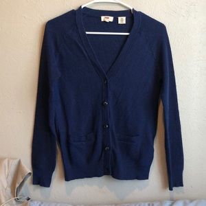 Navy Blue Levis Cardigan